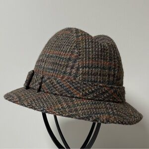 Pendleton Vintage Multicolor Plaid Wool Fedora size 7.5